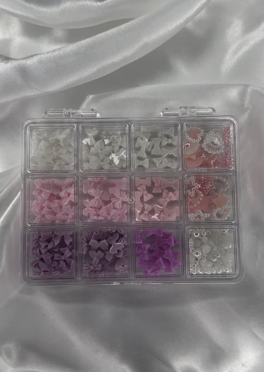 Assorted Bow Nail Charm Box